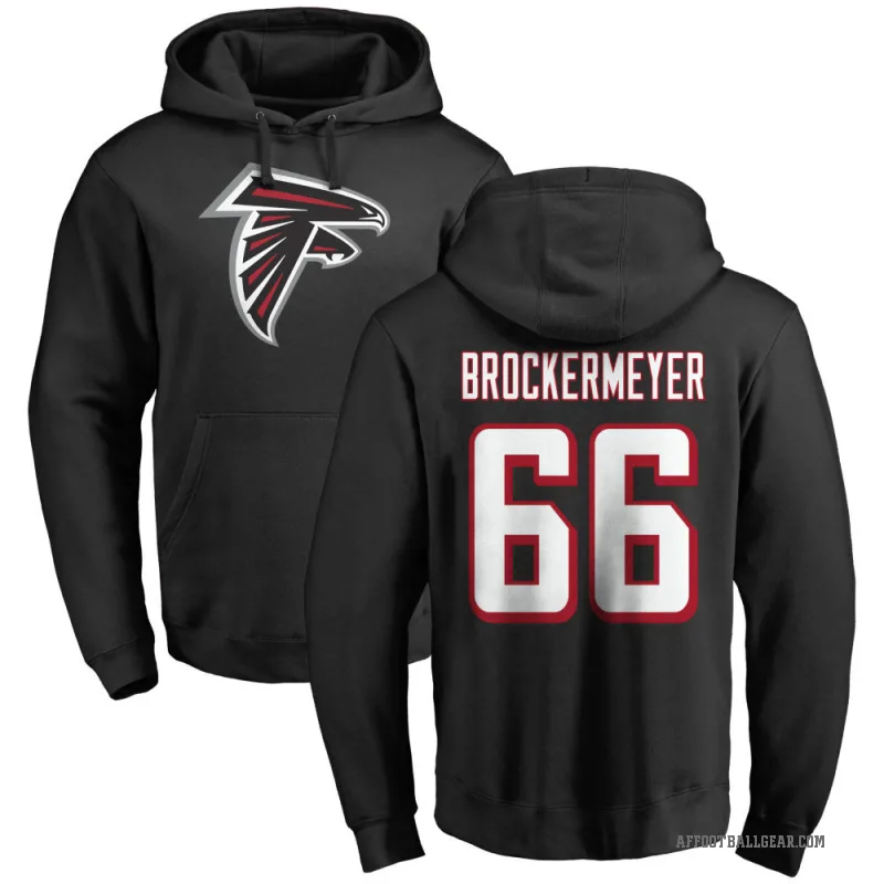 James Brockermeyer Youth Black Atlanta Falcons Pro Line Logo Pullover Hoodie