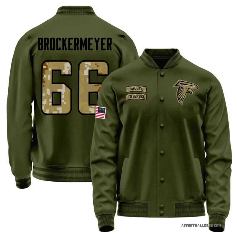 James Brockermeyer Youth Olive Atlanta Falcons Salute to Service Sideline Performance Jacket