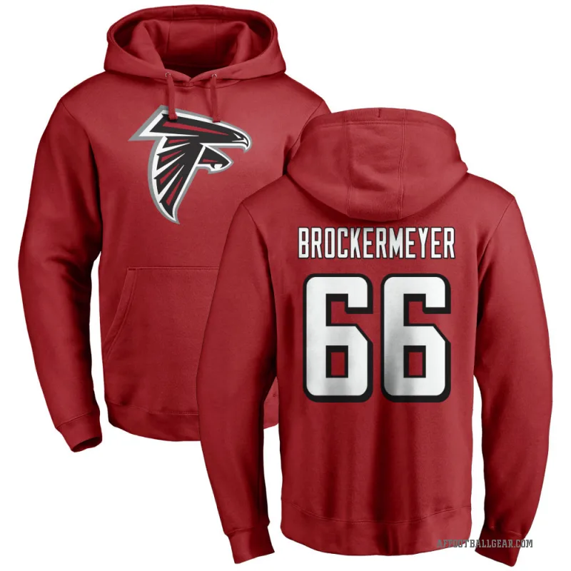 James Brockermeyer Youth Red Atlanta Falcons Pro Line Logo Pullover Hoodie