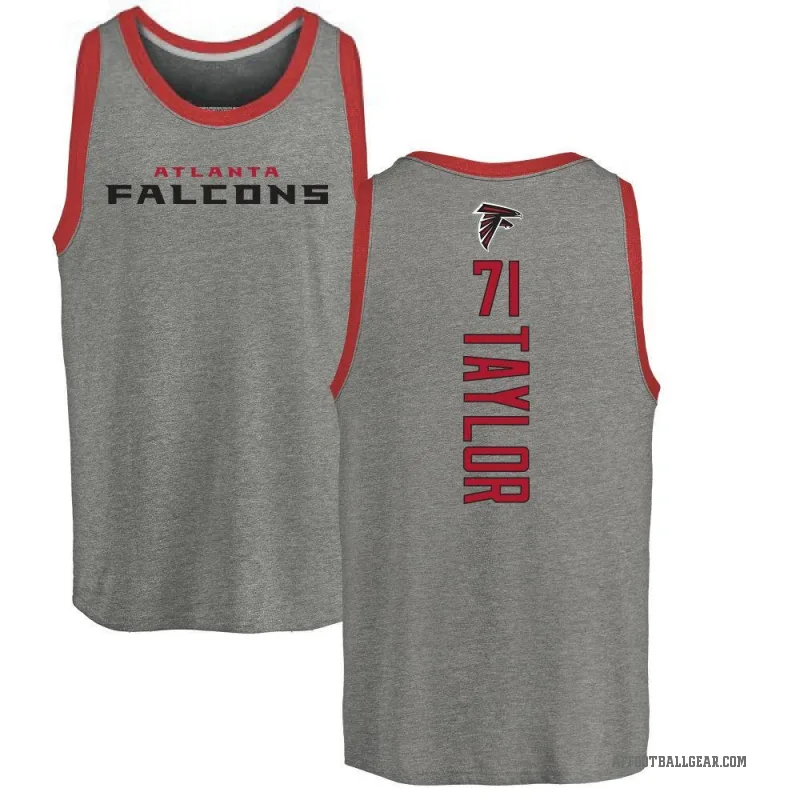 Jawaan Taylor Men's Ash Atlanta Falcons Backer Tank Top -
