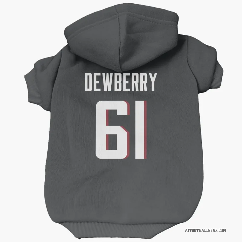 Kam Dewberry  Black Atlanta Falcons  Cat & Dog Pet Hoodie