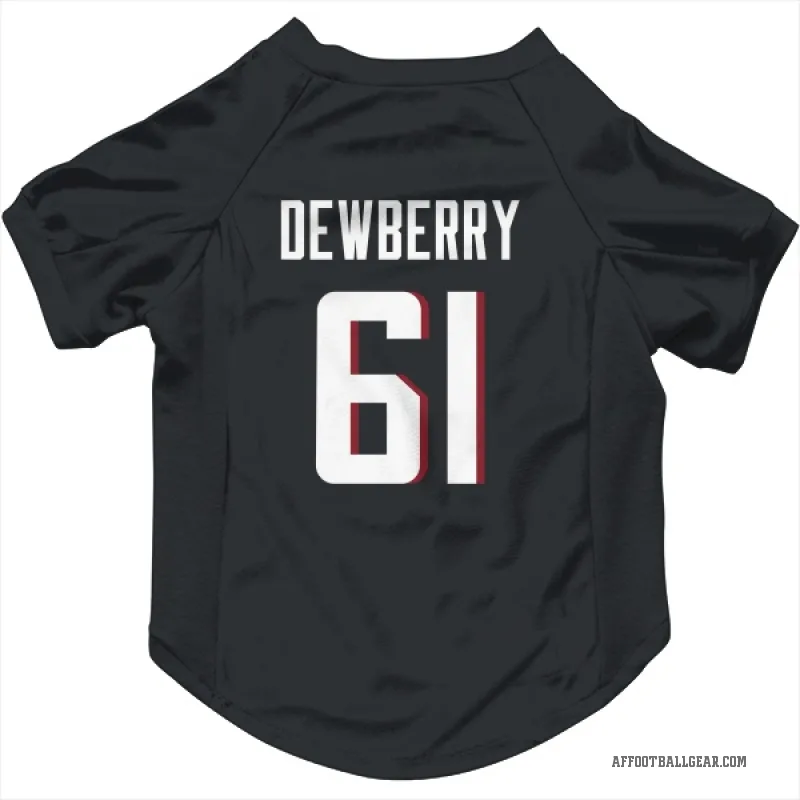 Kam Dewberry  Black Atlanta Falcons  Cat & Dog Pet Jersey