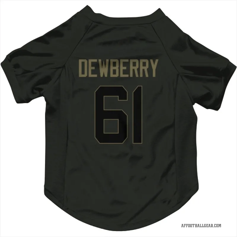Kam Dewberry  Black Atlanta Falcons  Service Cat & Dog Pet Jersey