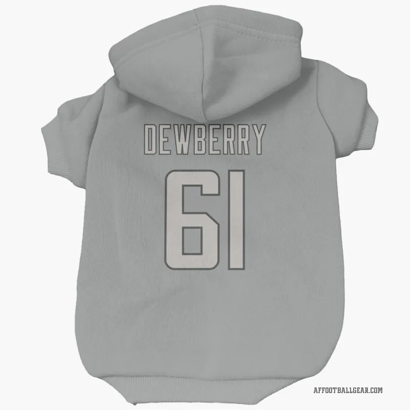 Kam Dewberry  Charcoal Atlanta Falcons  Cat & Dog Pet Hoodie