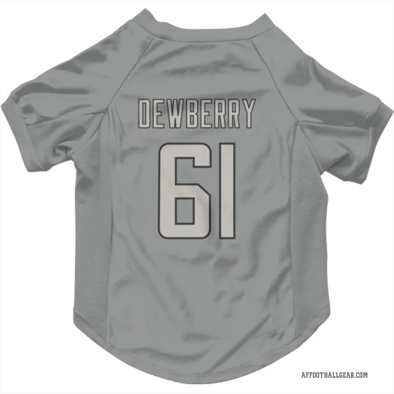 Kam Dewberry  Charcoal Atlanta Falcons  Cat & Dog Pet Jersey