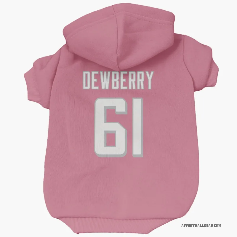 Kam Dewberry  Pink Atlanta Falcons  Cat & Dog Pet Hoodie