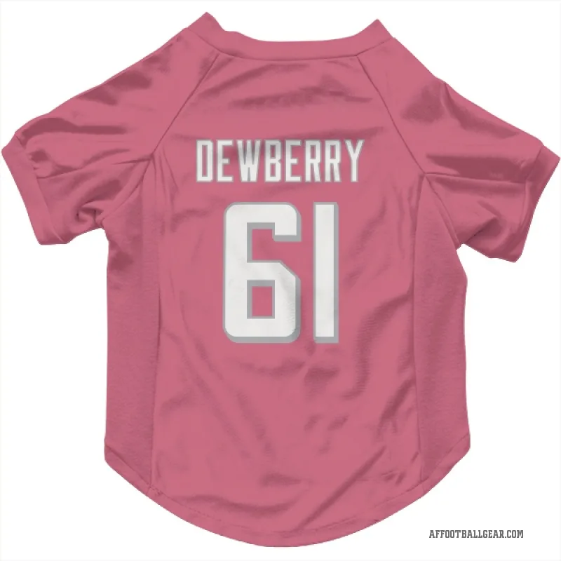 Kam Dewberry  Pink Atlanta Falcons  Cat & Dog Pet Jersey