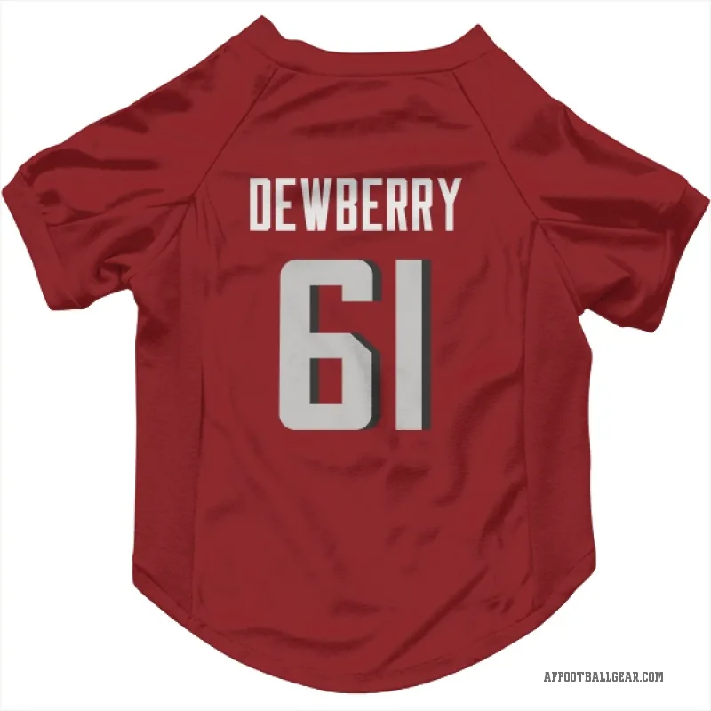 Kam Dewberry  Red Atlanta Falcons  Cat & Dog Pet Jersey