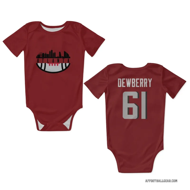 Kam Dewberry  Red Atlanta Falcons  Newborn & Infant Bodysuit