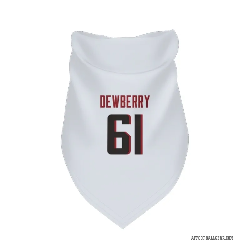 Kam Dewberry  White Atlanta Falcons  Cat & Dog Pet Bandana