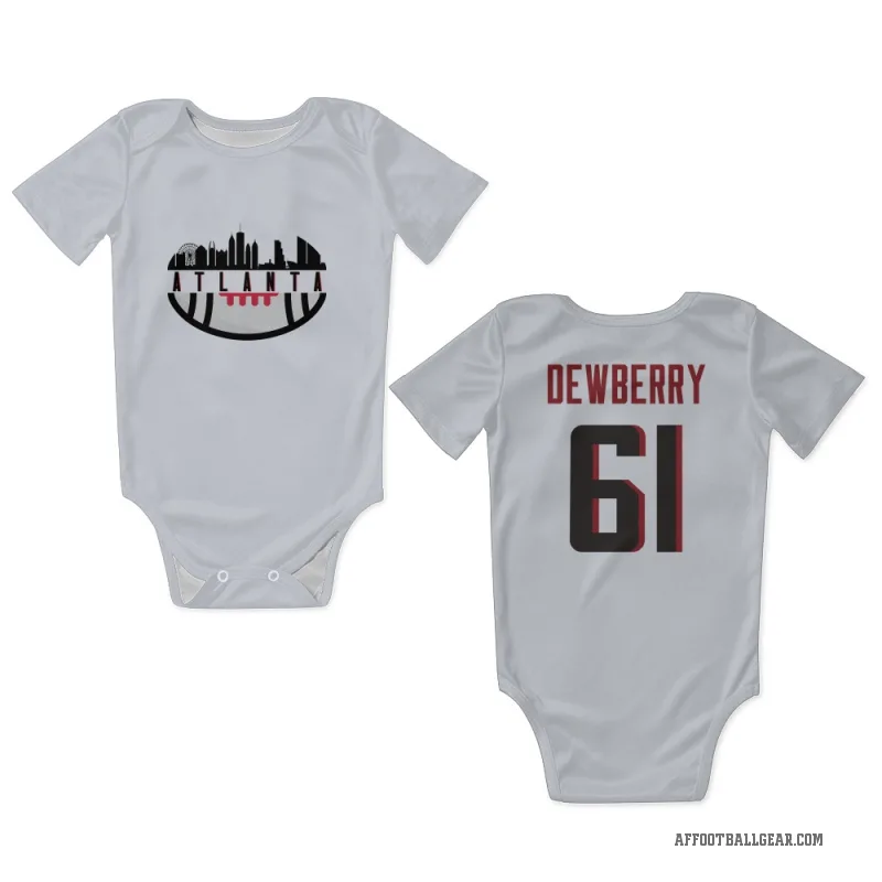 Kam Dewberry  White Atlanta Falcons  Newborn & Infant Bodysuit