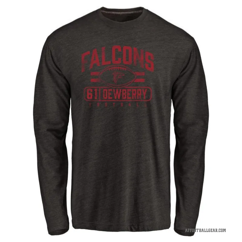 Kam Dewberry Youth Black Atlanta Falcons Flanker Long Sleeve T-Shirt -