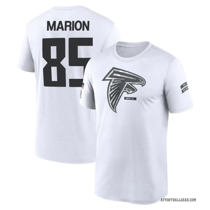 Keelan Marion Youth White Atlanta Falcons 2024 Salute to Service Performance T-Shirt