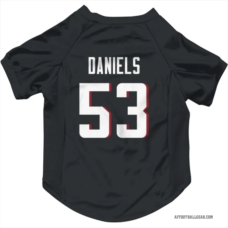 Kendal Daniels  Black Atlanta Falcons  Cat & Dog Pet Jersey