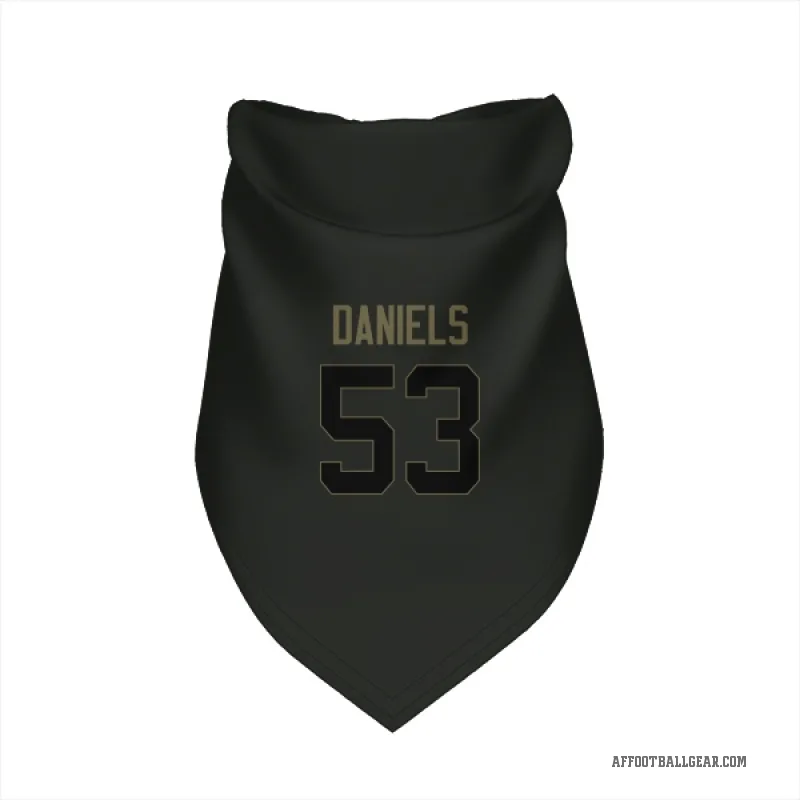 Kendal Daniels  Black Atlanta Falcons  Service Cat & Dog Pet Bandana