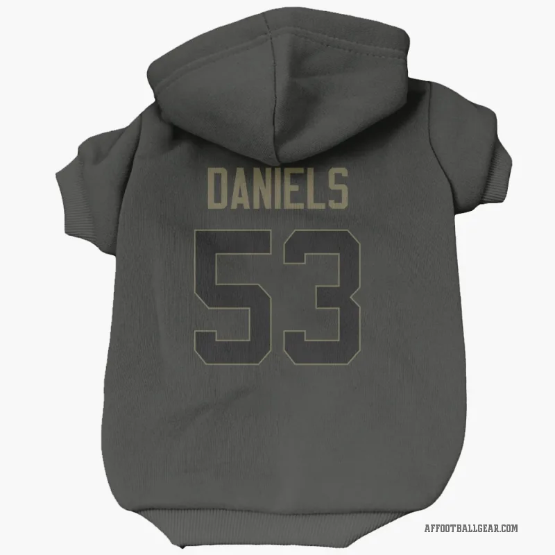 Kendal Daniels  Black Atlanta Falcons  Service Cat & Dog Pet Hoodie