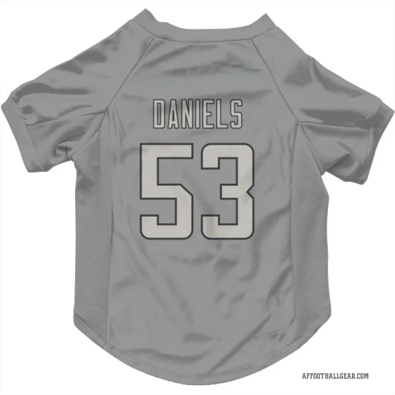 Kendal Daniels  Charcoal Atlanta Falcons  Cat & Dog Pet Jersey