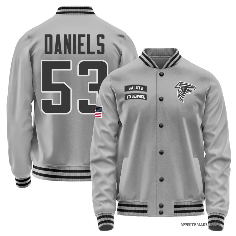 Kendal Daniels Men's Gray Atlanta Falcons Salute to Service Performance Jacket