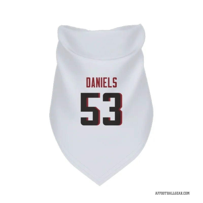 Kendal Daniels  White Atlanta Falcons  Cat & Dog Pet Bandana