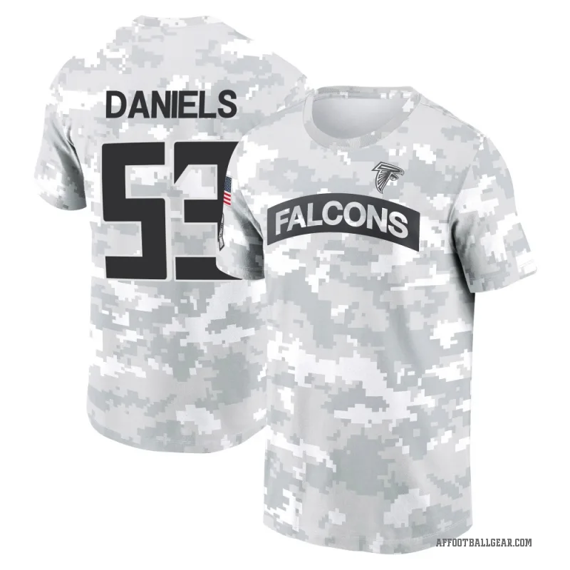 Kendal Daniels Youth Camo Atlanta Falcons Arctic 2024 Salute to Service Performance T-Shirt