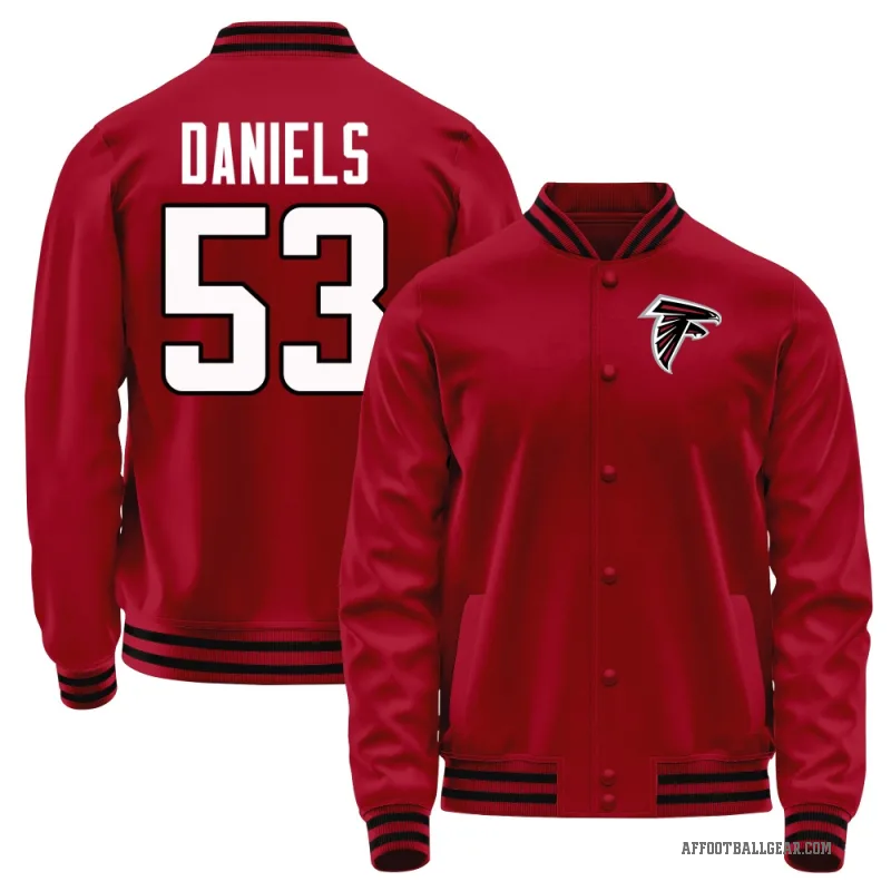 Kendal Daniels Youth Red Atlanta Falcons Full-Snap Jacket