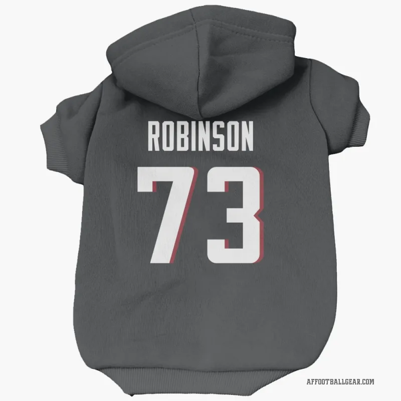 Layden Robinson  Black Atlanta Falcons  Cat & Dog Pet Hoodie