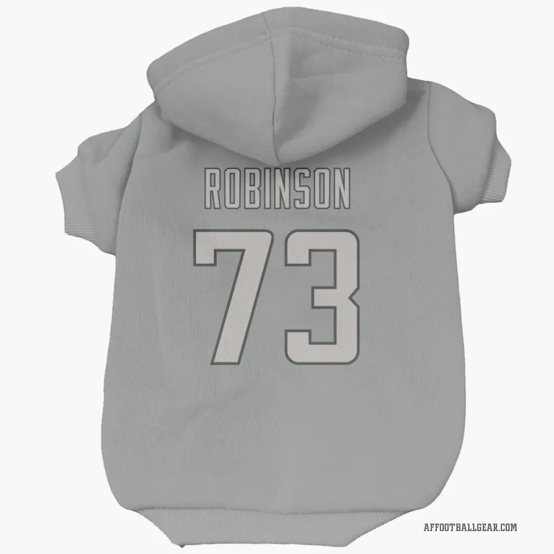 Layden Robinson  Charcoal Atlanta Falcons  Cat & Dog Pet Hoodie