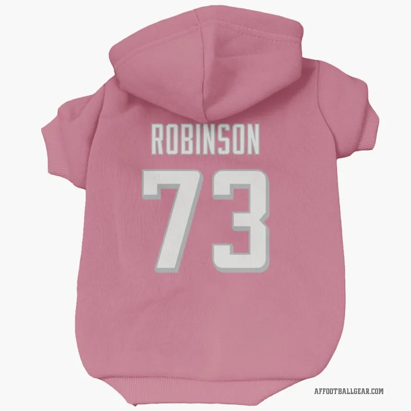 Layden Robinson  Pink Atlanta Falcons  Cat & Dog Pet Hoodie