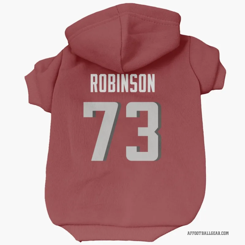 Layden Robinson  Red Atlanta Falcons  Cat & Dog Pet Hoodie