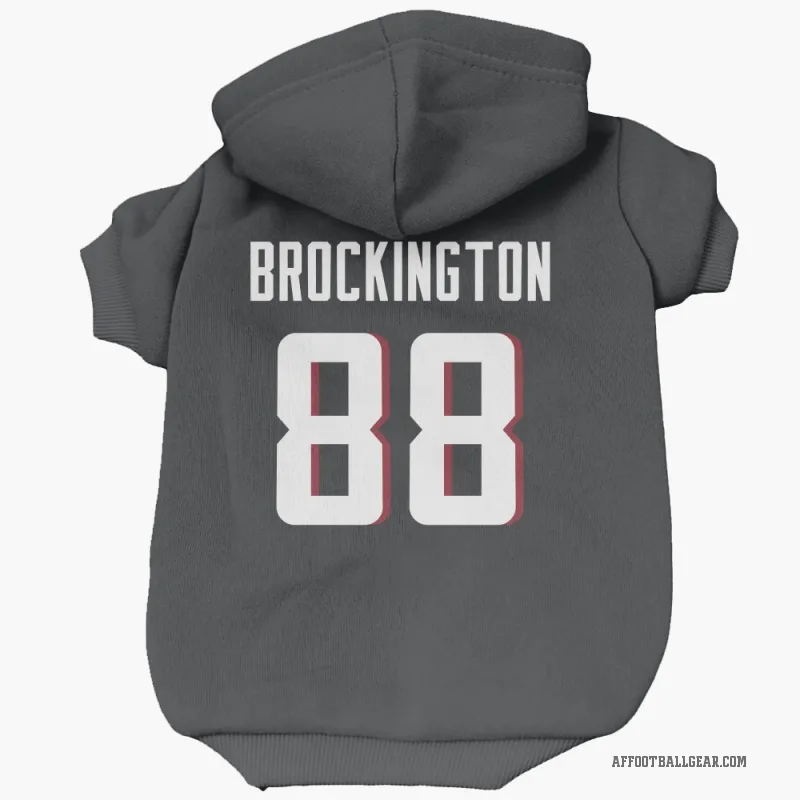 Le'Meke Brockington  Black Atlanta Falcons  Cat & Dog Pet Hoodie