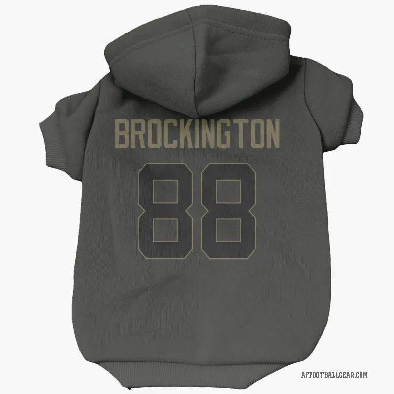 Le'Meke Brockington  Black Atlanta Falcons  Service Cat & Dog Pet Hoodie