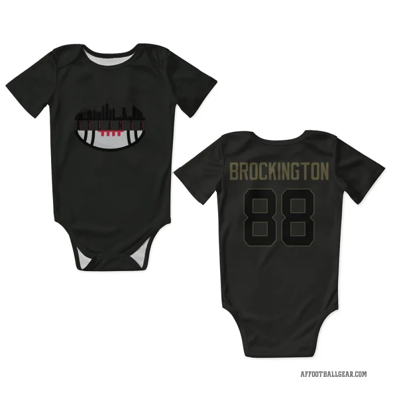 Le'Meke Brockington  Black Atlanta Falcons  Service Newborn & Infant Bodysuit