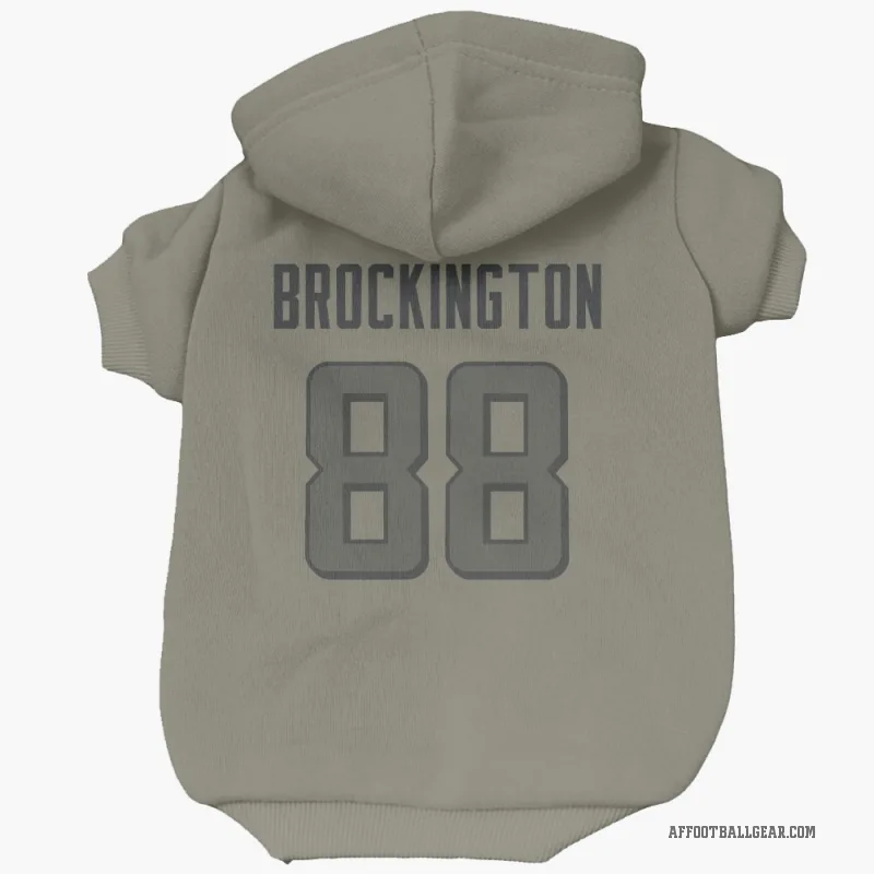 Le'Meke Brockington  Olive Atlanta Falcons  Cat & Dog Pet Hoodie