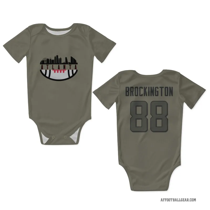 Le'Meke Brockington  Olive Atlanta Falcons  Newborn & Infant Bodysuit