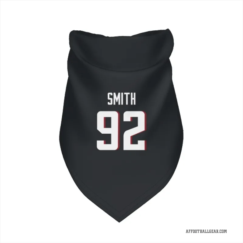 Maason Smith  Black Atlanta Falcons  Cat & Dog Pet Bandana