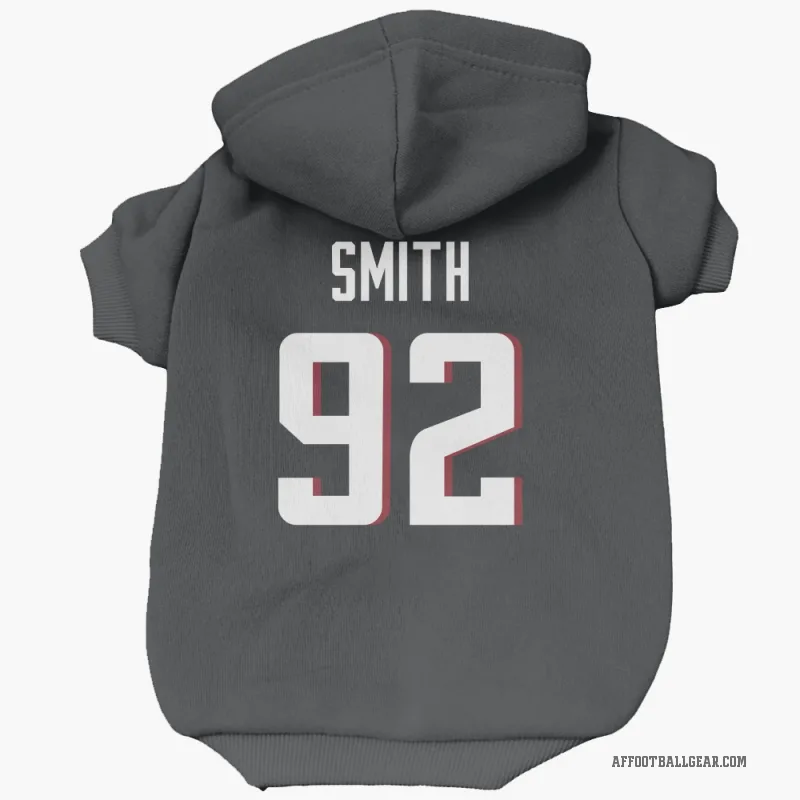 Maason Smith  Black Atlanta Falcons  Cat & Dog Pet Hoodie