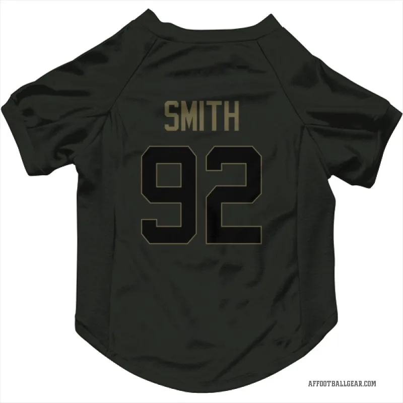 Maason Smith  Black Atlanta Falcons  Service Cat & Dog Pet Jersey