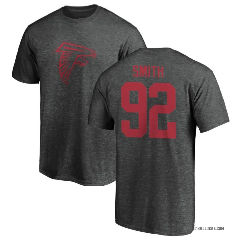 Maason Smith Men's Ash Atlanta Falcons One Color T-Shirt -
