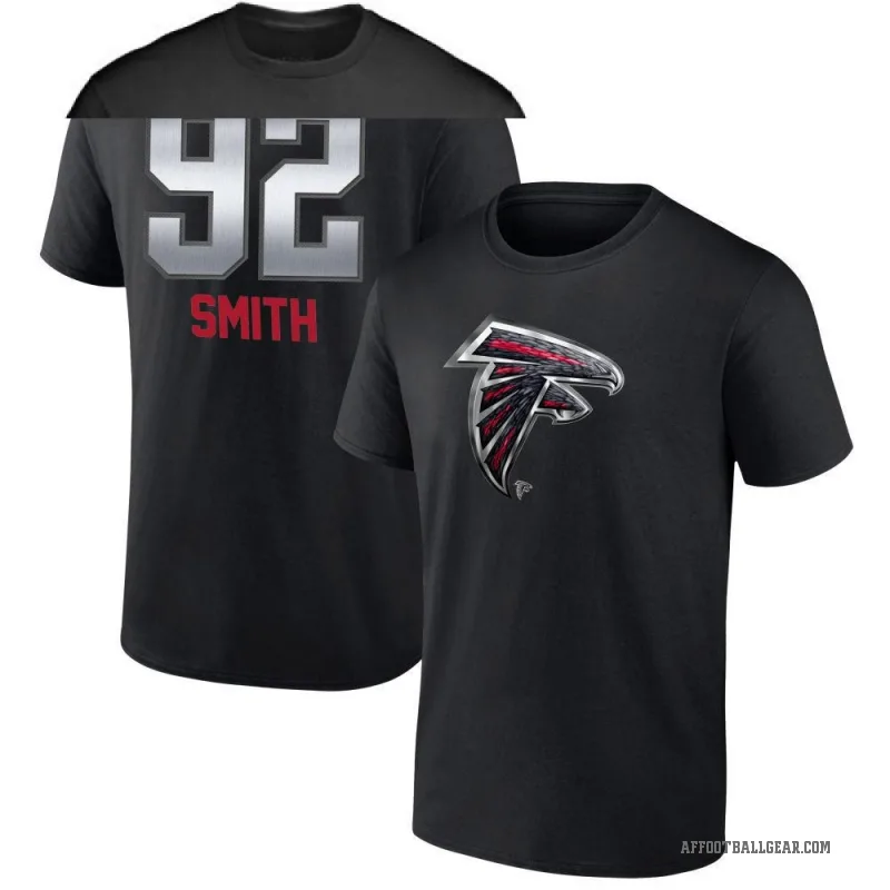 Maason Smith Men's Black Atlanta Falcons Midnight Mascot T-Shirt -