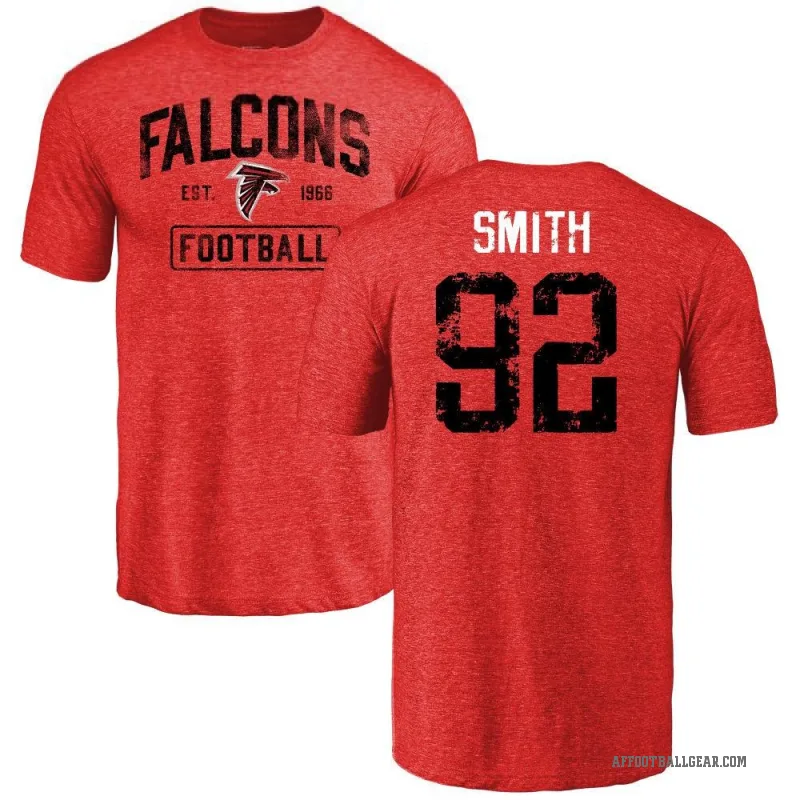 Maason Smith Men's Red Atlanta Falcons Distressed T-Shirt -