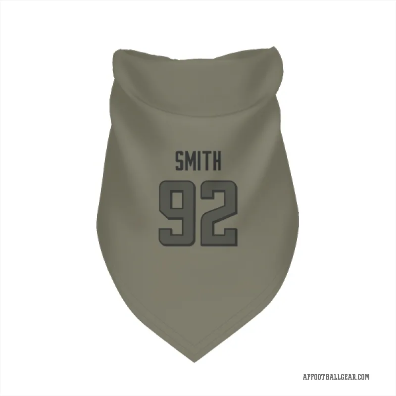 Maason Smith  Olive Atlanta Falcons  Cat & Dog Pet Bandana