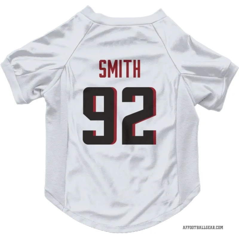 Maason Smith  White Atlanta Falcons  Cat & Dog Pet Jersey
