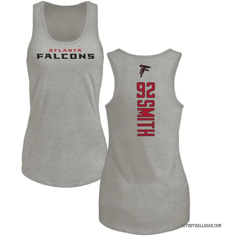 Maason Smith Women's Ash Atlanta Falcons Backer Tank Top -