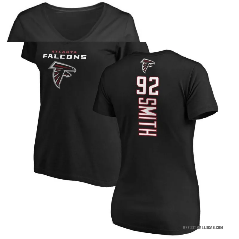 Maason Smith Women's Black Atlanta Falcons Backer Slim Fit T-Shirt -