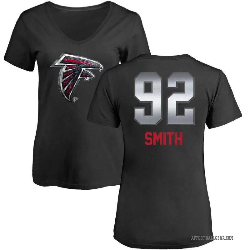 Maason Smith Women's Black Atlanta Falcons Midnight Mascot T-Shirt -