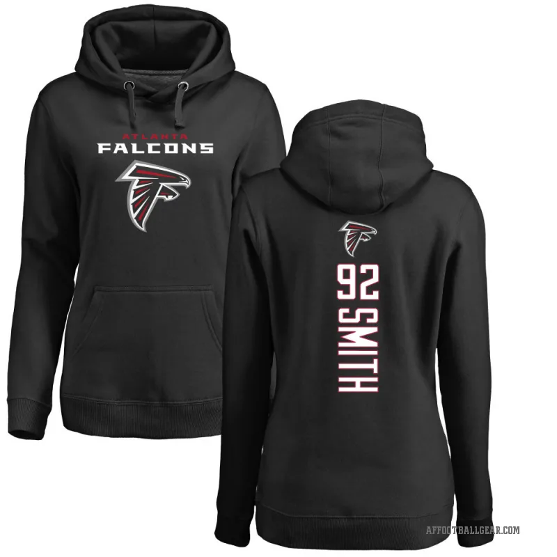 Maason Smith Women's Black Atlanta Falcons Pro Line Backer Pullover Hoodie