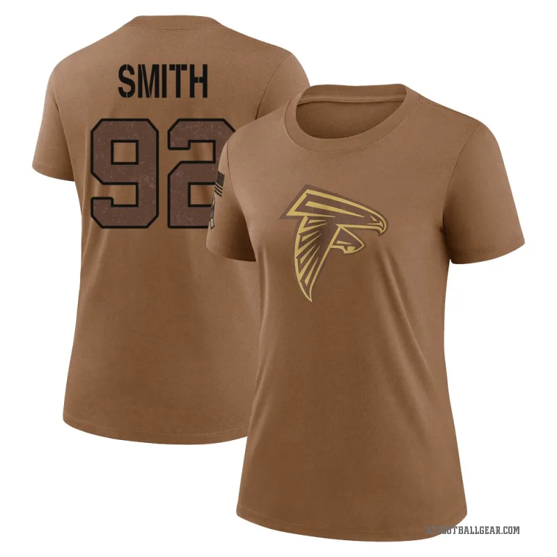 Maason Smith Women's Brown Atlanta Falcons 2023 Salute To Service Performance T-Shirt