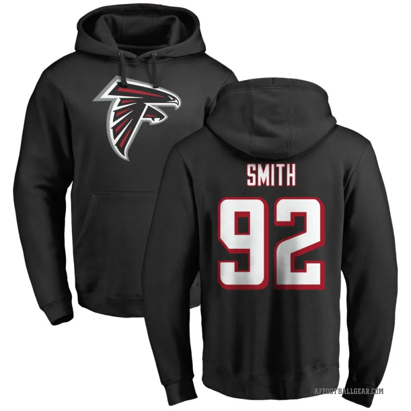 Maason Smith Youth Black Atlanta Falcons Pro Line Logo Pullover Hoodie