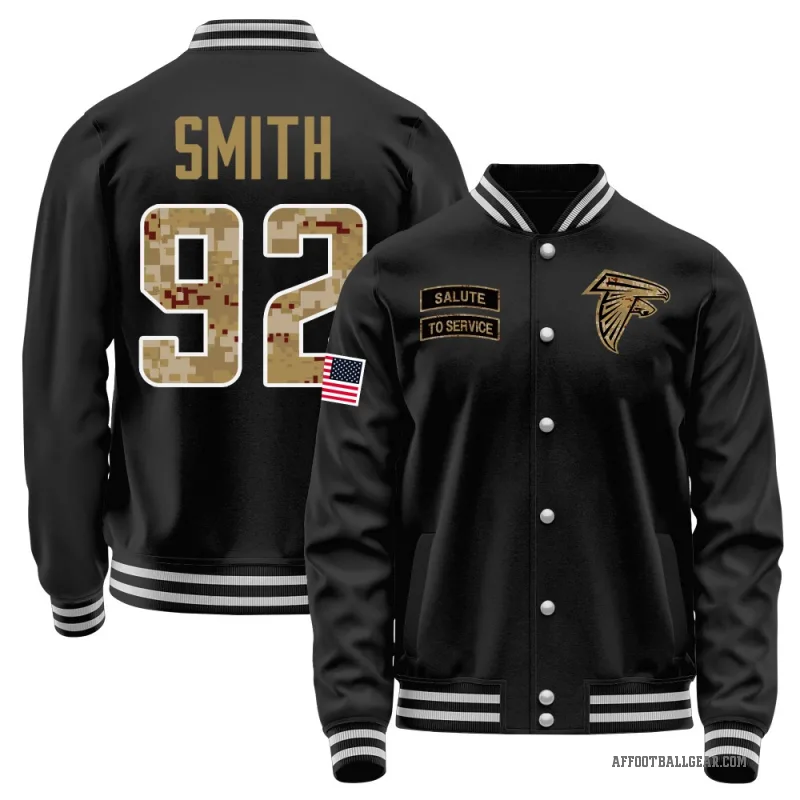 Maason Smith Youth Black Atlanta Falcons Salute to Service Sideline Performance Jacket