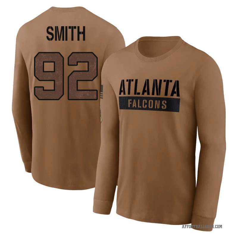 Maason Smith Youth Brown Atlanta Falcons 2023 Salute To Service Long Sleeve T-Shirt